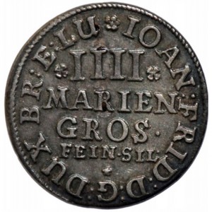 Реверс монеты Брауншвейг-Люнебург, 4 мариенгроша, 1676