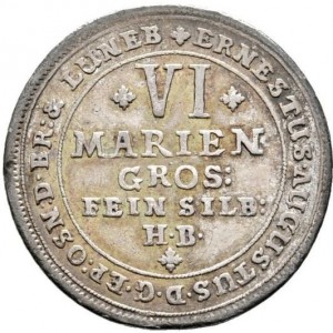 Реверс монеты Брауншвейг-Люнебург, 6 мариенгрошей, 1688-1692