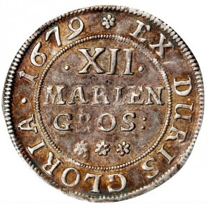 Реверс монеты Брауншвейг-Люнебург, 12 мариенгрошей, 1669-1679