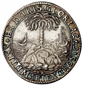 Реверс монеты Брауншвейг-Люнебург, 24 мариенгроша, 1675