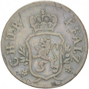 Аверс монеты Курпфальц, 1 пфенниг, 1766-1778