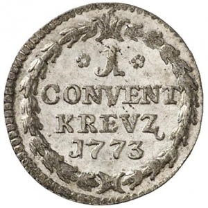 Реверс монеты Курпфальц, 1 крейцер, 1773-1793