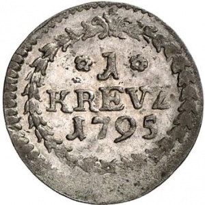 Реверс монеты Курпфальц, 1 крейцер, 1794-1795