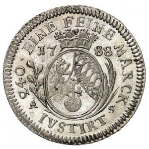 Реверс монеты Курпфальц, 5 крейцеров, 1780-1798