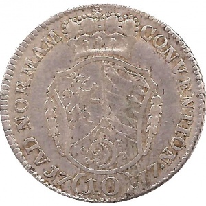 Реверс монеты Курпфальц, 10 крейцеров, 1773-1777