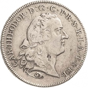 Аверс монеты Курпфальц, ½ талера, 1765