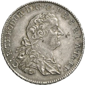 Аверс монеты Курпфальц, ½ талера, 1765