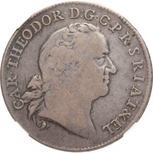 Аверс монеты Курпфальц, 1 талер, 1763-1764