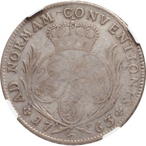 Реверс монеты Курпфальц, 1 талер, 1763-1764