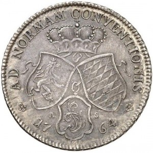 Реверс монеты Курпфальц, 1 талер, 1764