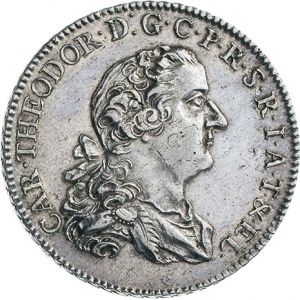 Аверс монеты Курпфальц, 1 талер, 1765-1771