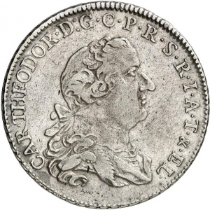 Аверс монеты Курпфальц, 1 талер, 1765