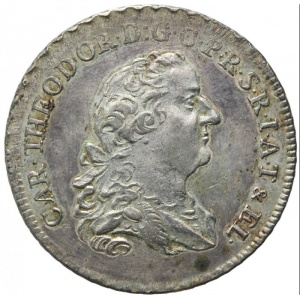 Аверс монеты Курпфальц, 1 талер, 1768