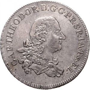 Аверс монеты Курпфальц, 1 талер, 1771-1773