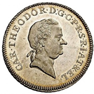 Аверс монеты Курпфальц, 1 талер, 1773-1777