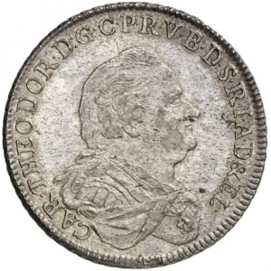 Аверс монеты Курпфальц, 1 талер, 1781