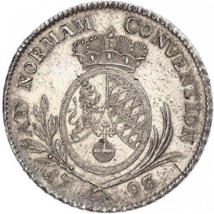 Реверс монеты Курпфальц, 1 талер, 1790-1795