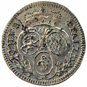 Аверс монеты Курпфальц, 4 крейцера, 1746-1750