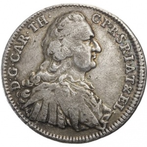 Аверс монеты Курпфальц, ⅔ талера, 1751-1755