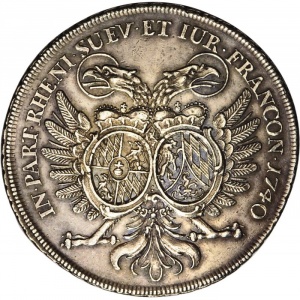 Реверс монеты Курпфальц, 1 талер, 1740