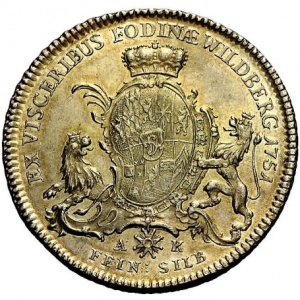 Реверс монеты Курпфальц, 1 талер, 1751