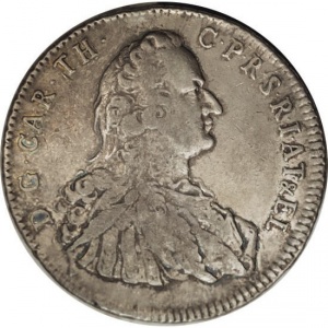 Аверс монеты Курпфальц, 1 талер, 1753