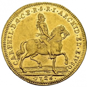 Аверс монеты Курпфальц, 1 дукат, 1721-1726