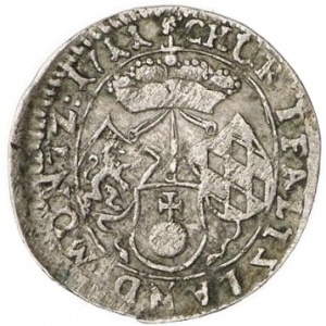 Аверс монеты Курпфальц, 1 альбус, 1711-1713