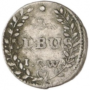 Реверс монеты Курпфальц, 1 альбус, 1711-1713