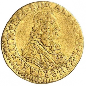 Аверс монеты Курпфальц, ½ дуката, 1674