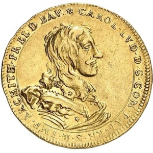 Аверс монеты Курпфальц, 1 дукат, 1659-1673