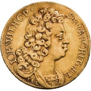 Аверс монеты Курпфальц, 2 дуката, 1707