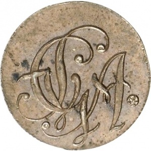 Аверс монеты Саксен-Альтенбург, 1 геллер, 1770