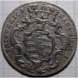 Аверс монеты Саксен-Альтенбург, 1/24 талера, 1752-1756