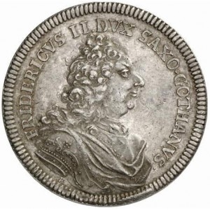 Аверс монеты Саксен-Альтенбург, 1 талер, 1717, 200 лет реформации /солнце светит над пальмой/