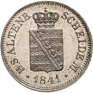 Аверс монеты Саксен-Альтенбург, 10 пфеннигов, 1841-1842