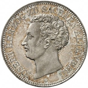 Аверс монеты Саксен-Альтенбург, 1 талер, 1841