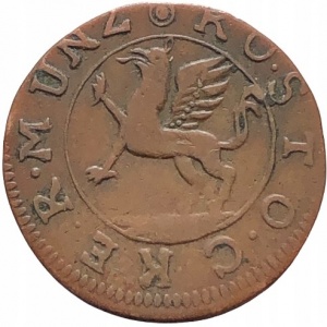 Аверс монеты Город Росток, 1 пфенниг, 1793-1797