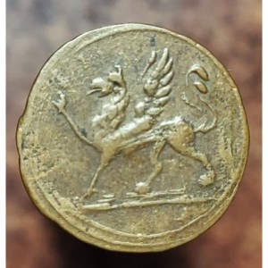 Аверс монеты Город Росток, 1 пфенниг, 1848