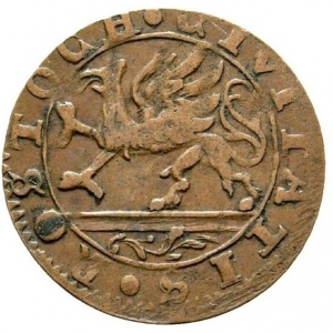 Аверс монеты Город Росток, 3 пфеннига, 1760-1761
