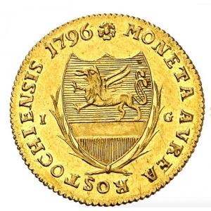 Аверс монеты Город Росток, 1 дукат, 1796