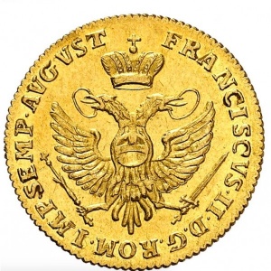 Реверс монеты Город Росток, 1 дукат, 1796