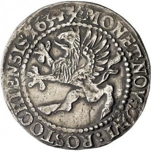 Аверс монеты Город Росток, ¼ талера, 1634