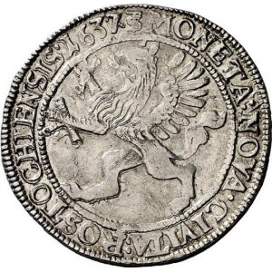 Аверс монеты Город Росток, ½ талера, 1637