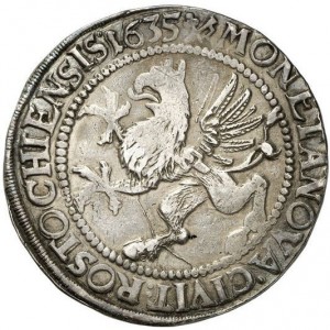 Аверс монеты Город Росток, 1 талер, 1635-1637