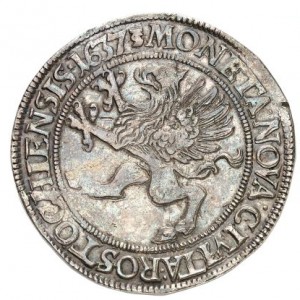 Аверс монеты Город Росток, 1 талер, 1637-1639