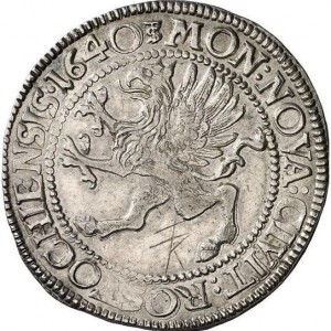 Реверс монеты Город Росток, 1 талер, 1640-1657