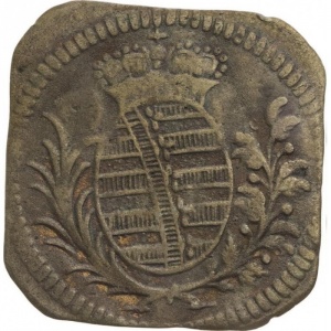 Аверс монеты Саксен-Гильдбурггаузен, 1 геллер, 1781-1784