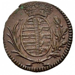 Аверс монеты Саксен-Гильдбурггаузен, 1 геллер, 1804-1806