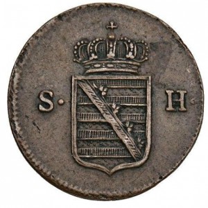 Аверс монеты Саксен-Гильдбурггаузен, ½ крейцера, 1809